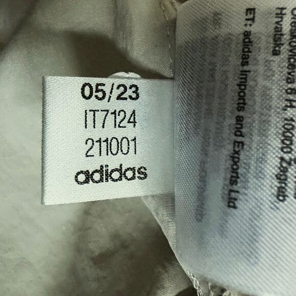 Adidas Women L Cargo Track Pants Tan 3-Stripe Utility Parachute Toggle Hem Dance - Picture 12 of 13